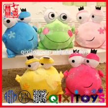 Heißer Verkauf Gefüllte Frosch Plüsch Handwärmer Spielzeug Für Baby Microwavable Produkte